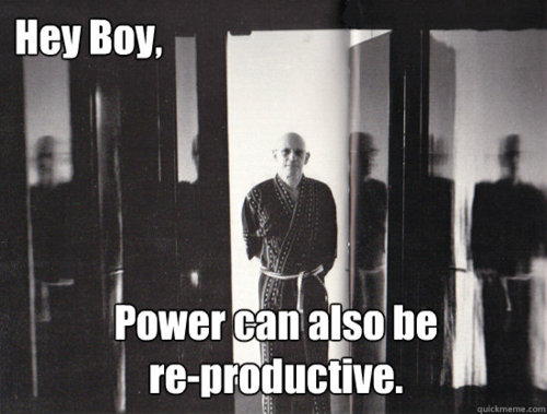Power can also be re-productive
