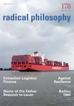 Radical Philosophy Cover