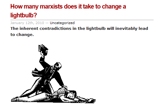 Marxist Lightbulb Joke