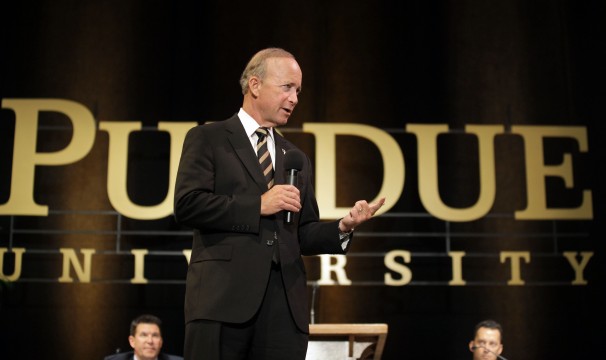 mitch daniels purdue zinn