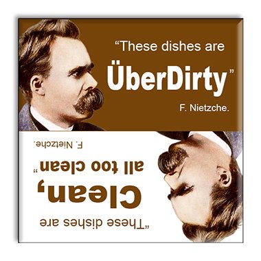 nietzsche dishwasher magnet